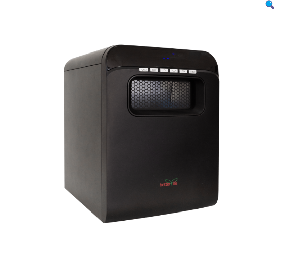 Estufa Infrarroja Betterlife BLIR1500W 60m² WiFi Negro - Control Remoto