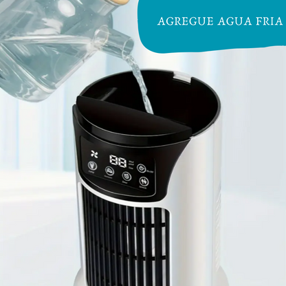 Aire acondicionado portatil 3 en 1 luz de ambiente